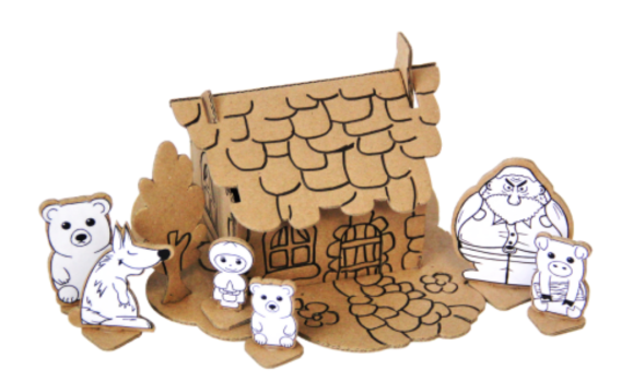 Maquette "La maisonnette des contes" - M&eacute;lanie