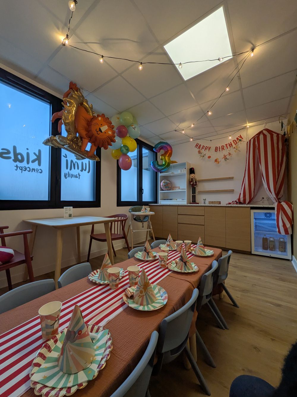 Privatisation pour anniversaire enfant &agrave; Brest chez Lumi'Kids