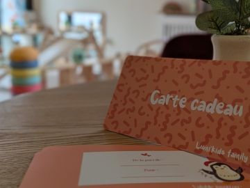 🎁✨ LA CARTE CADEAU LUMI’KIDS ✨🎁

Un anniversaire ?
Une naissance ?
Un cadeau de dernière minute ?
Ou simplement envie de faire plaisir à une famille ? 💛...