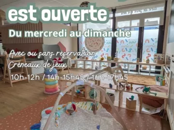 ✨ Notre aire de jeux est ouverte ! ✨

Du mercredi au dimanche, avec ou sans réservation 🤍

👶 Un espace pensé pour les enfants… et la tranquillité des...